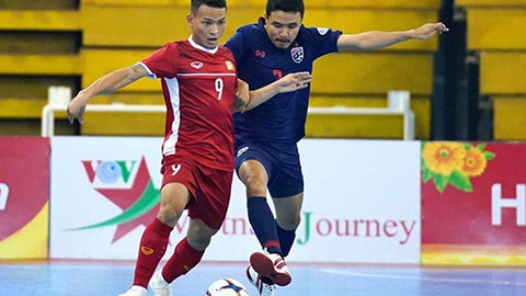 ĐT futsal Việt Nam thua đáng tiếc trước Thái Lan